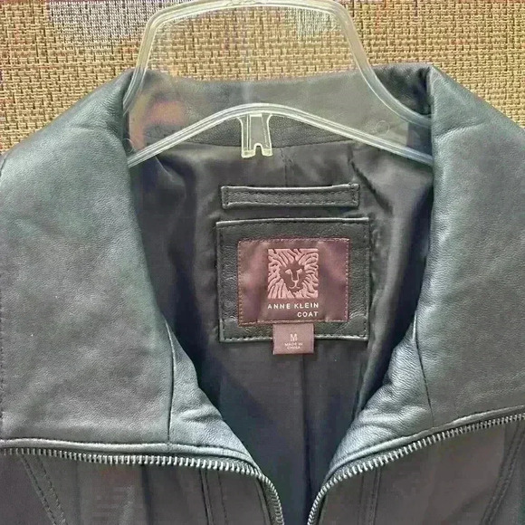 Anne Klein Leather Jacket - Picture 3 of 5